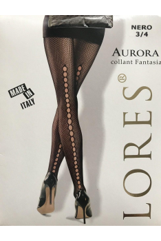 Ажурні колготки з оригінальним принтом Lores Aurora Колготи жіночі Чорного кольору 20 Den
