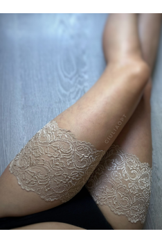 Кружевные Бандалетки на бедра LACE THIGH BAND WITH SILICONE Повязки полоски от натирания Хидлейсы р. S-XXXL