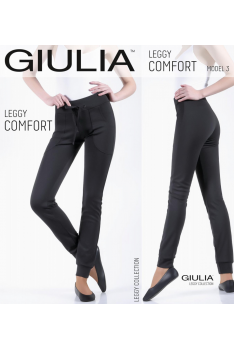 Жіночі Легінси GIULIA Leggy COMFORT з кишенями Лосини повсякденні Штани та штани для жінок