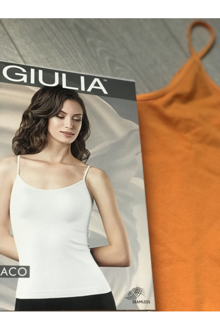 Безшовна майка на тонких бретелях Giulia Caraco футболка домашня повсякденна Повсякденна жіноча нижня білизна L/XL, MANGO