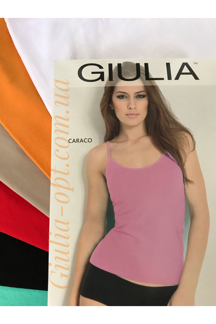 Безшовна майка на тонких бретелях Giulia Caraco футболка домашня повсякденна Повсякденна жіноча нижня білизна